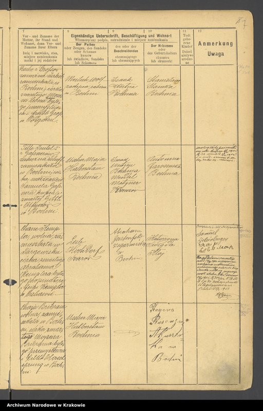 image.from.unit.number "Księga aktów urodzeń"