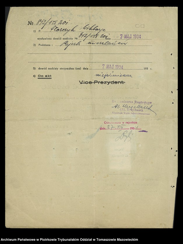 Obraz 7 z jednostki "Dowody osobiste"