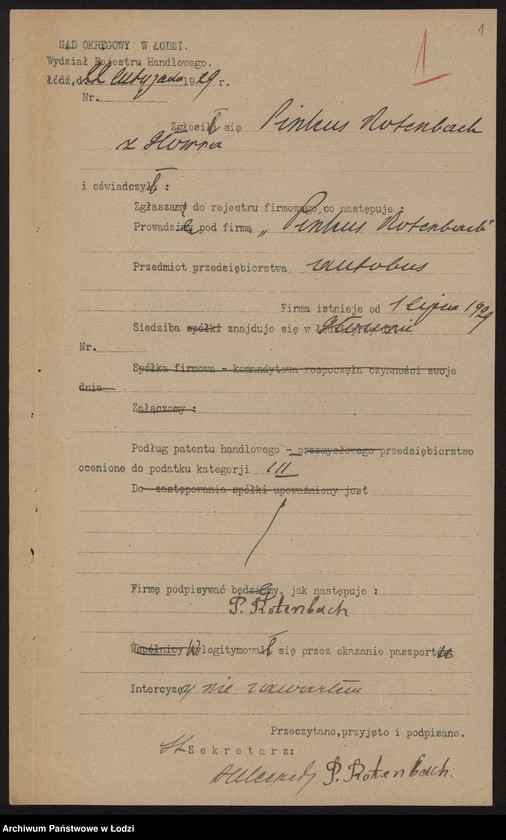 Obraz 3 z jednostki "Pinkus Rotenbach – autobus w Głownie"