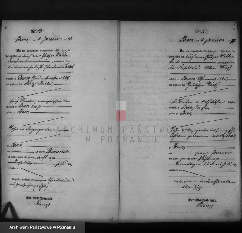 Obraz 4 z jednostki "Księga zgonów t. I"