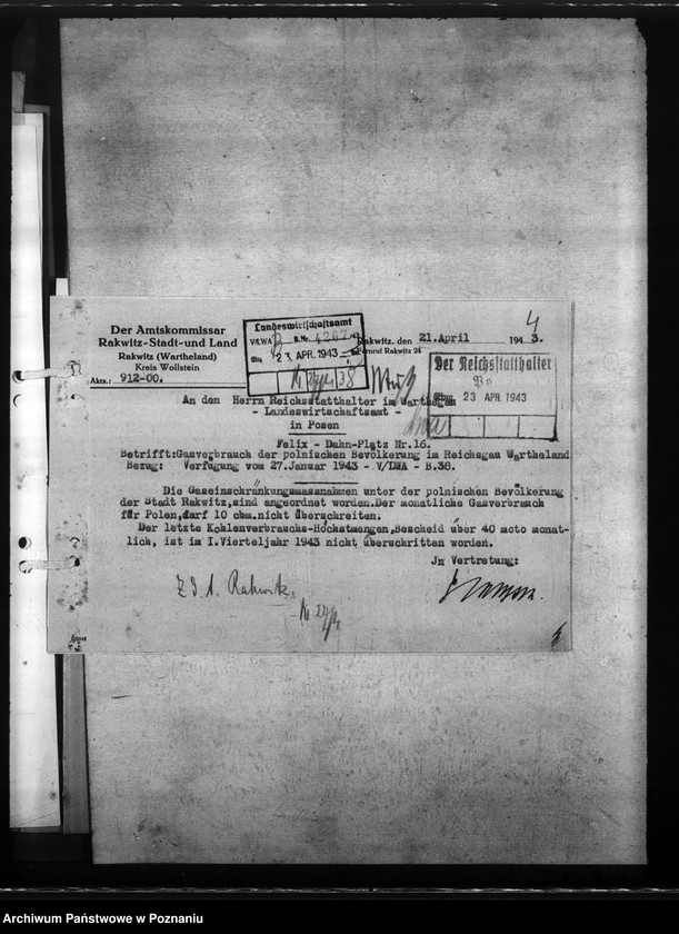 Obraz 8 z jednostki "Gaswerk - Rakwitz (Rakoniewice) Kreis Wollstein"