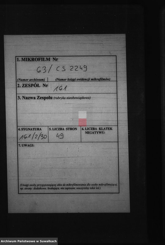 image.from.unit.number "[Dokumenty do akt małżeństw wyznania rzymskokatolickiego parafii w Przerośli]"