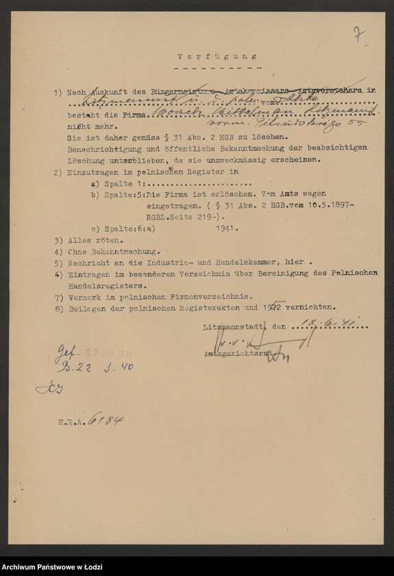 Obraz 9 z jednostki "Moszek Mittelman – sprzedaż manufaktury"