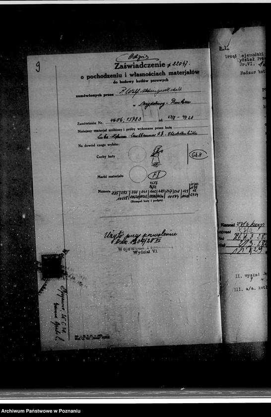 Obraz 13 z jednostki "Majątek Bieganowo powiat wrzesiński własność E. Grabskiego nr woj. kotła 6081"