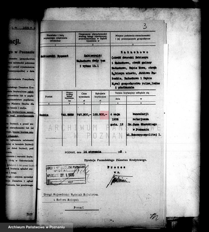 Obraz 7 z jednostki "Uregulowanie prawa własności rozparcelowanych gruntów z majątków Załachowo-Smęrzyn-Oporowo powiatu szubińskiego"