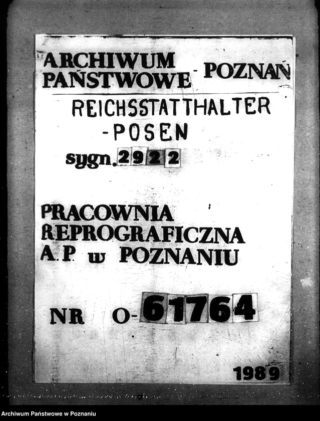 Obraz 1 z jednostki "Neubau. Wohnungen der Polizei - Litzmannstadt"