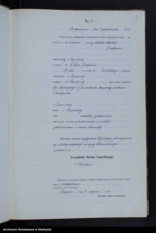 image.from.unit.number "Księga zgonów Nr 1 - 14,1 - 41,1 - 51,1 - 49 i 1 - 39 /brak lat 1875,1877/ /przepisana w języku polskim z oryginału niemieckiego w dniach 17.08.-12.09.1950/"