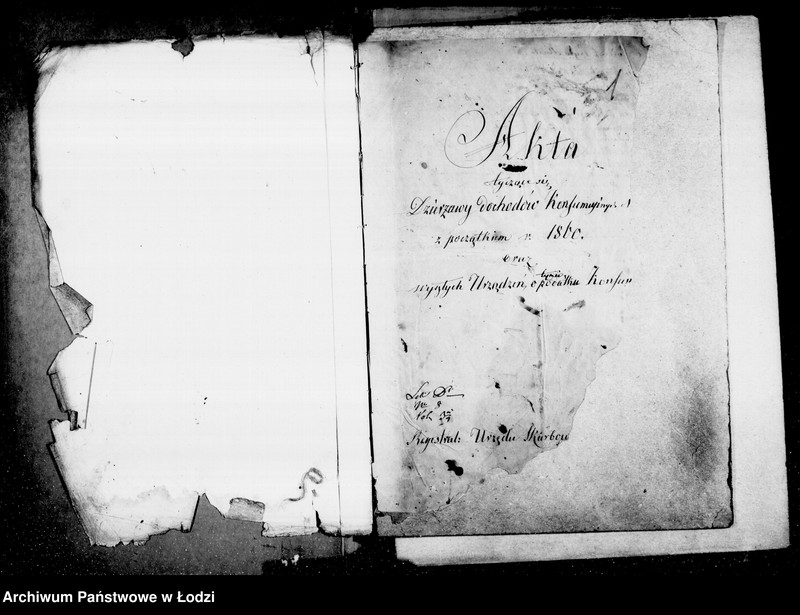 Obraz 6 z jednostki "Akta tyczące się dzierżawy dochodów konsumpcyjnych z początkiem 1860 r. oraz wszelkich w tym przedmiocie urządzeń"