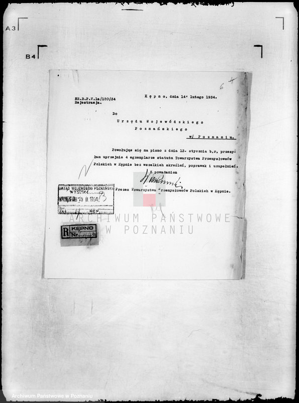 Obraz 10 z jednostki "/Towarzystwo Przemysłowców w Kępnie/"