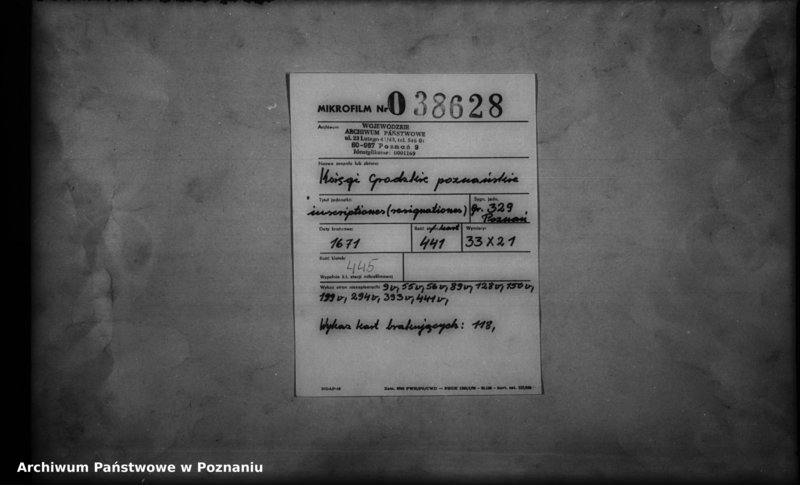 Obraz 2 z jednostki "Inscriptiones, (resignationes) [protocollon]"