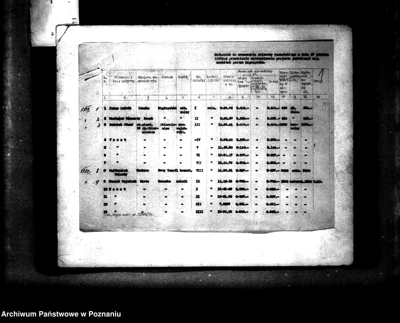 Obraz 5 z jednostki "Majątek Rozbitek powiatu międzychodzkiego zatwierdzenie projektu parcelacyjnego"