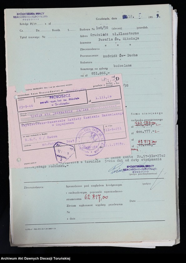 image.from.unit.number "Odbudowa kościoła pw. Świętego Ducha w Grudziądzu"