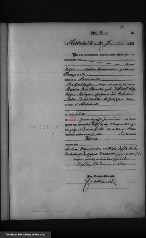 Obraz 12 z jednostki "Księga urodzeń"