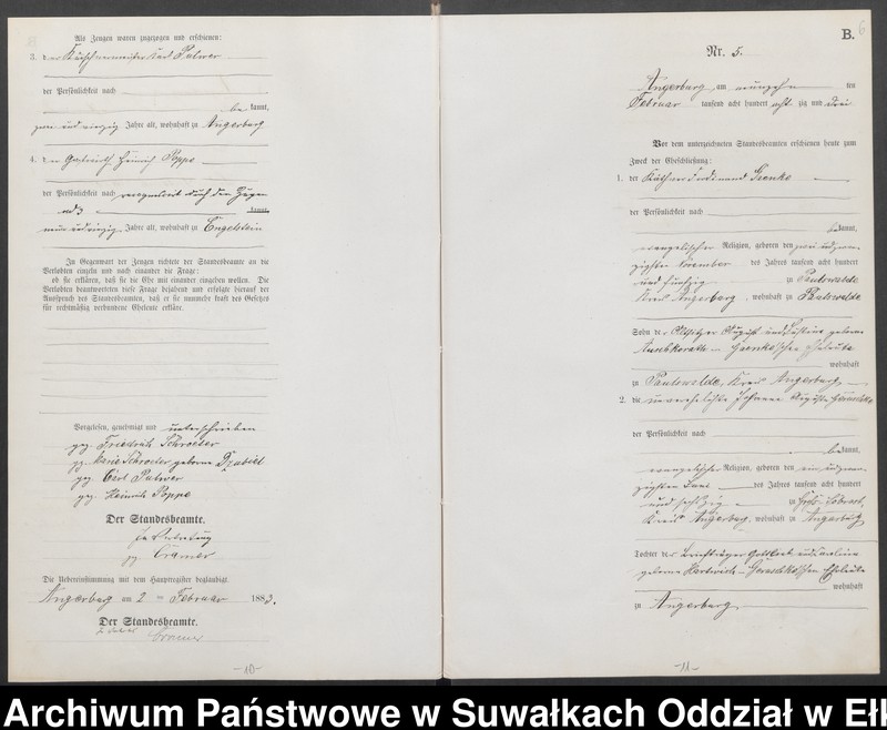 image.from.unit.number "Heiraths-Neben-Register des Preussischen Standes-Amtes Angerburg Kreis Angerburg"