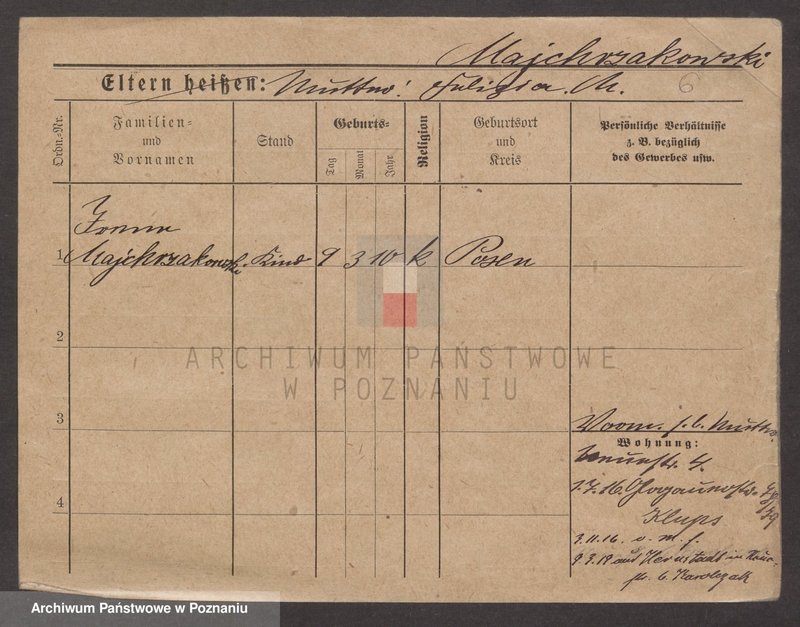 Obraz 6 z jednostki "Majchrzakowski - Majkowski"