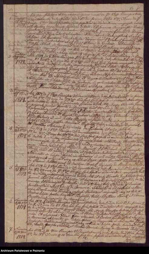 Obraz 6 z jednostki "Duplikaty Urodzonych, Zaślubionych i Zmarłych."