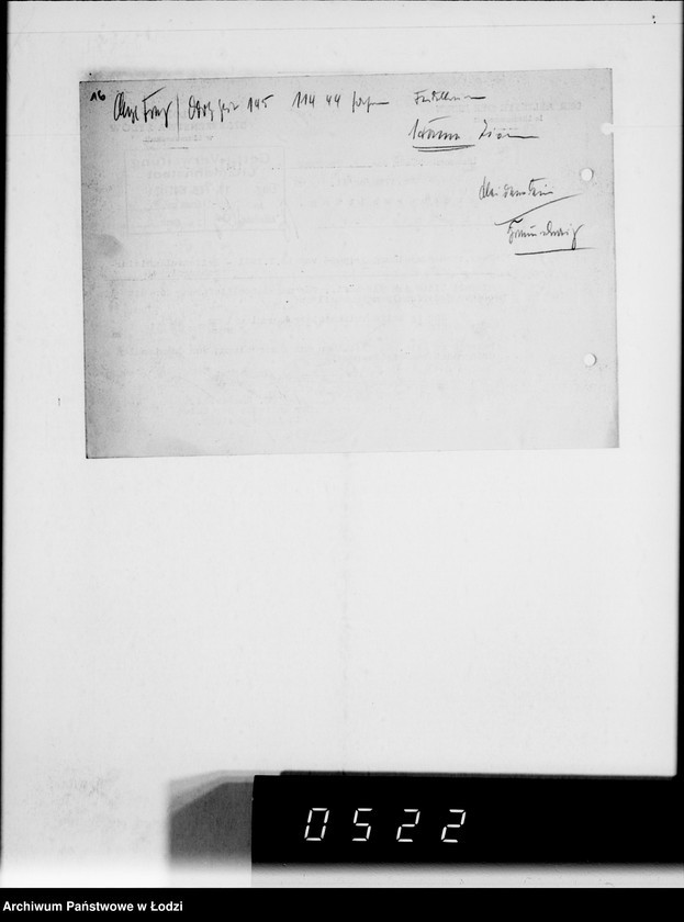 Obraz 20 z jednostki "Bedarfsmeldungen der Älteste der Juden"