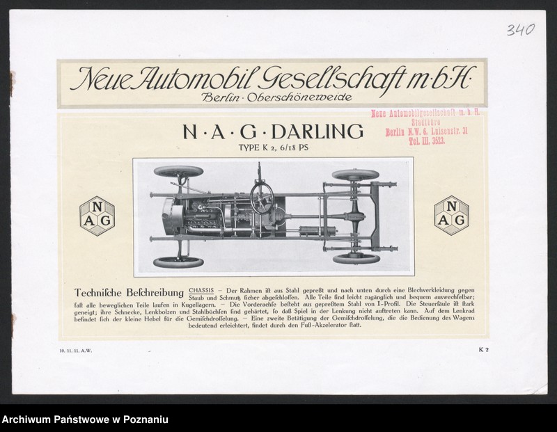 image.from.collection.number "Automobile - prospekty reklamowe z początku XX wieku111"