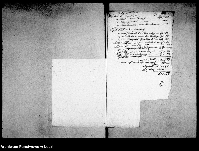 Obraz 10 z jednostki "Akta tyczące się bożnicy i koszerni starozakonnych 1819"