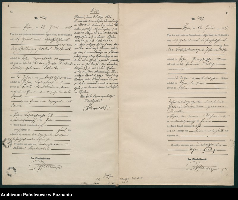 Obraz 4 z jednostki "Księga miejscowa zgonów tom II [Rejestr główny zgonów]"