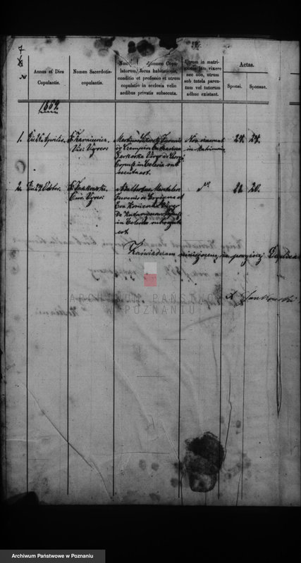 Obraz 9 z jednostki "Duplikat urodzonych, zaślubionych i zmarłych"