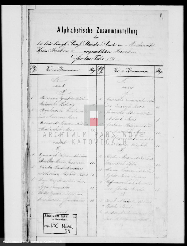 image.from.unit.number "Księga małżeństw za rok 1881 [nr 1 - 61]"