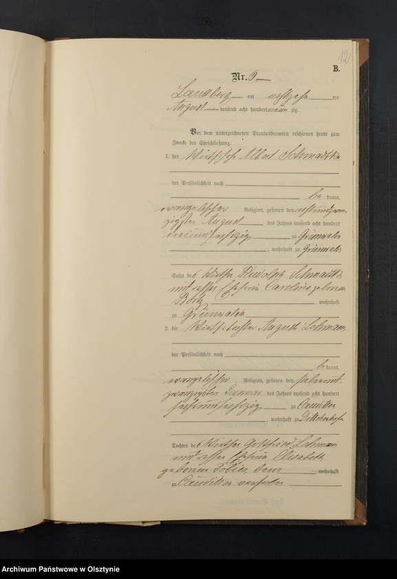 image.from.unit.number "Heiraths-Neben-Register Nr 1 - 19"