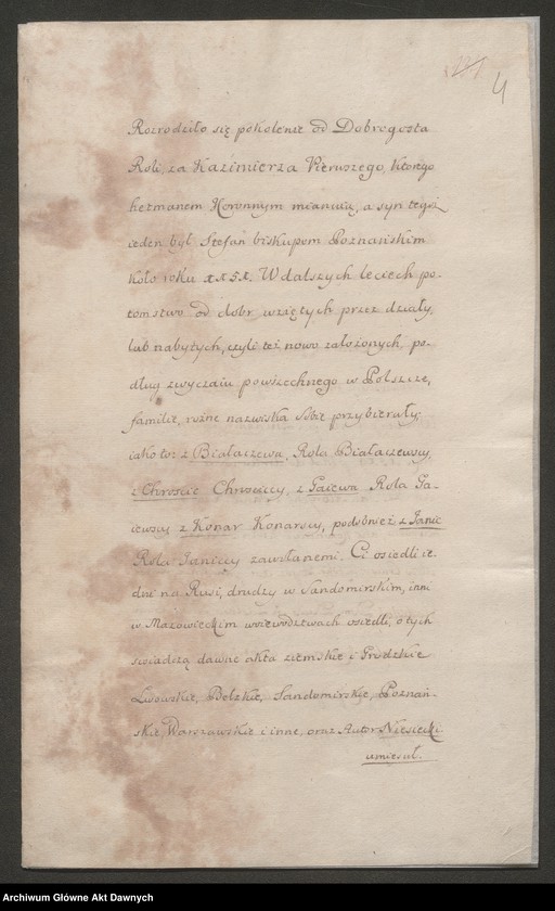 image.from.unit.number "Janicki vel Jagnicki h. Rola. Tablica genealogiczna. Notatki do genealogii."