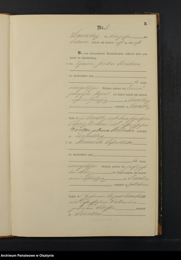 image.from.unit.number "Heiraths-Neben-Register Nr 1 - 20"