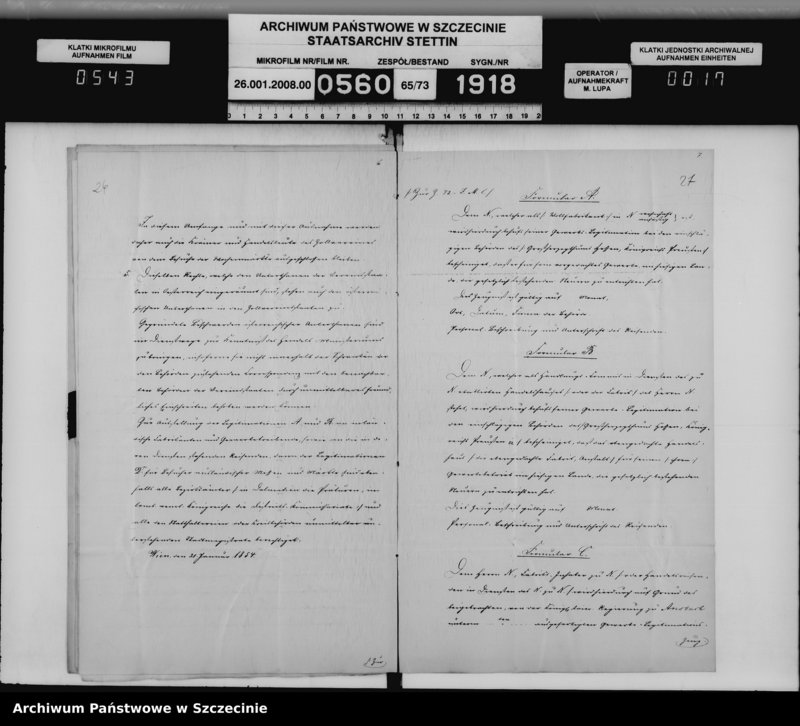 Obraz 17 z jednostki "Handels-Angelegenheiten mit Österreichschen Staaten"