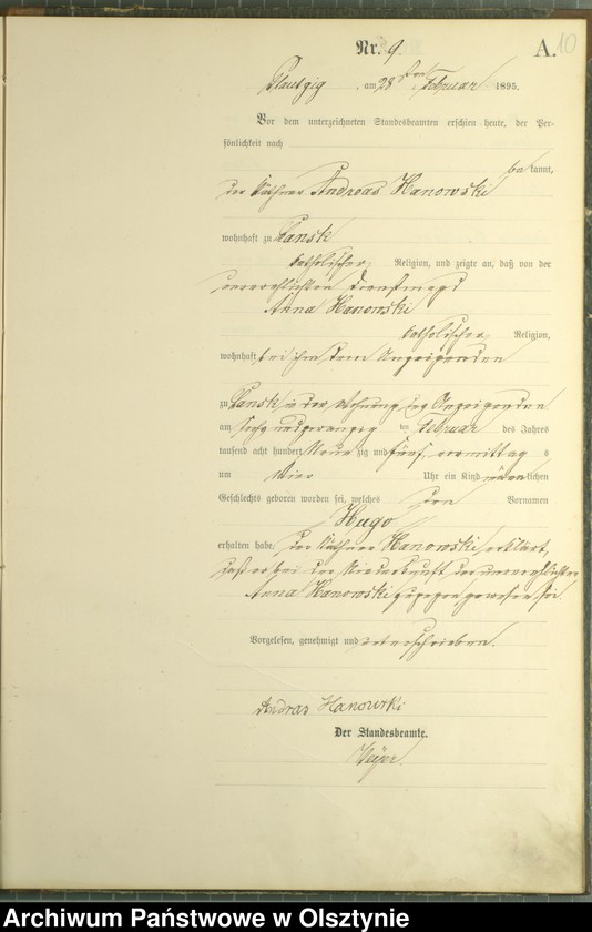 image.from.unit.number "Geburts-Haupt-Register Nr 1 - 43"