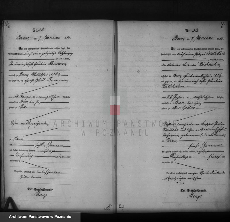 Obraz 18 z jednostki "Księga zgonów t. I"