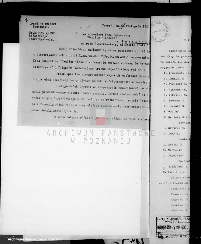 image.from.unit.number "Bezprocentowa Kasa Pożyczkowa,,Gemitus Chesed" w Poznaniu"