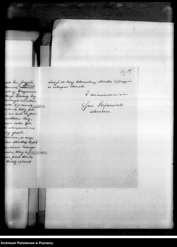 Obraz 17 z jednostki "Sprawozdania z działalności, korespondencja"