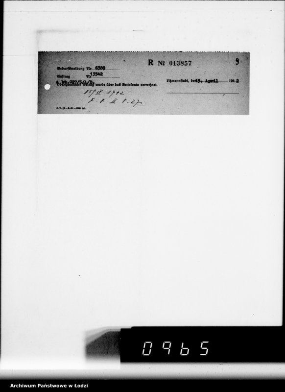 Obraz 6 z jednostki "Aufträge, [Lieferscheinen und Rechnungen] 13541-13600"