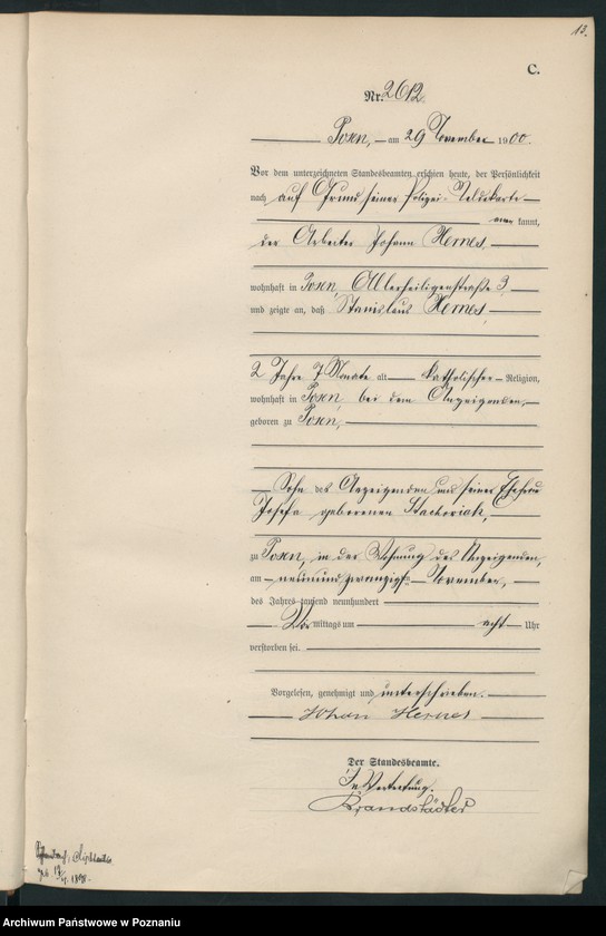 Obraz 16 z jednostki "Księga miejscowa zgonów"