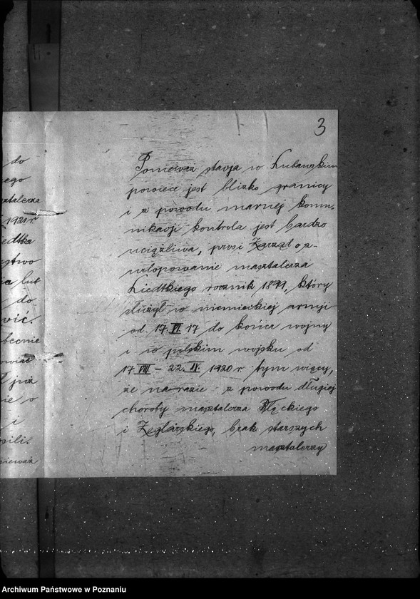 Obraz 7 z jednostki "Sprawy osobowe masztalerze stadniny w Gnieźnie personalia ogólne"