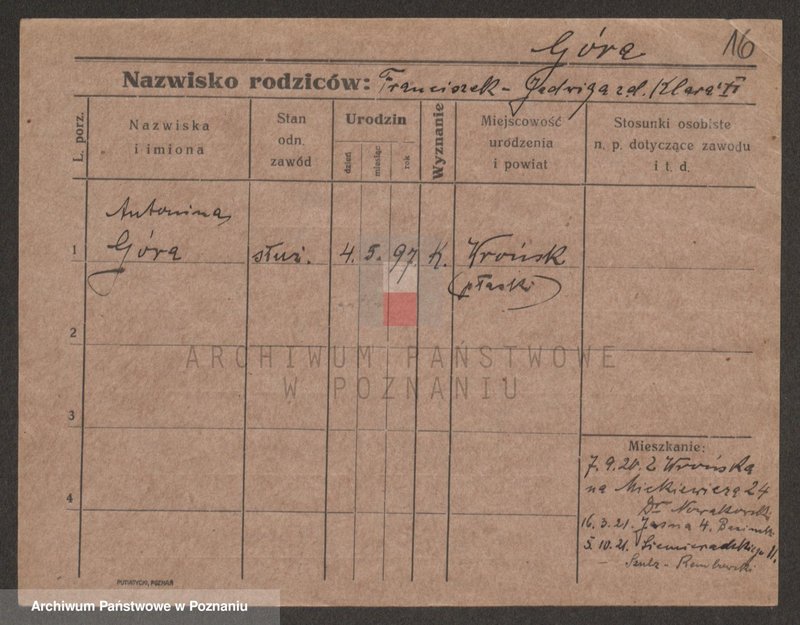 Obraz 16 z jednostki "Gur - Gurkiewicz"