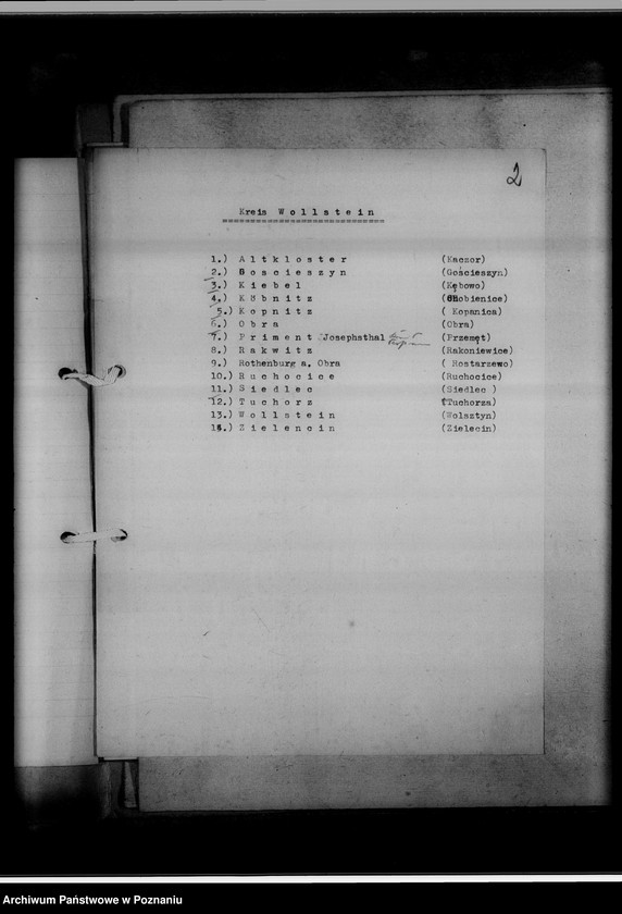 Obraz 6 z jednostki "Einziehungsprotokolle [ksiąg kościelnych] Kreis Wollstein [powiat wolsztyński]"