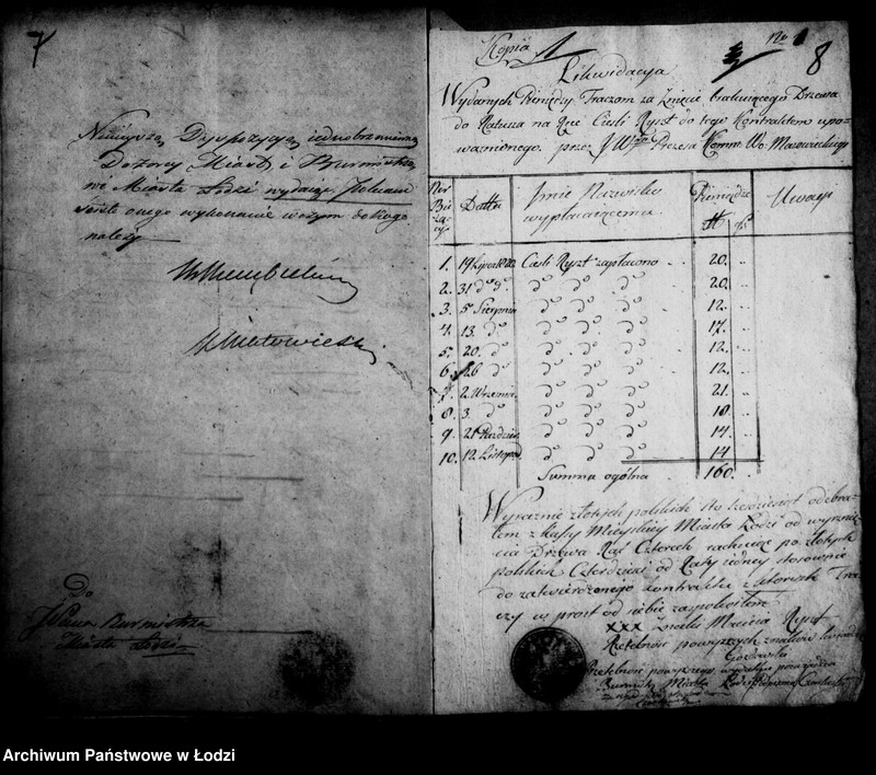 Obraz 11 z jednostki "Akta tyczące się budowy II-ego ratusza w mieście Łodzi"