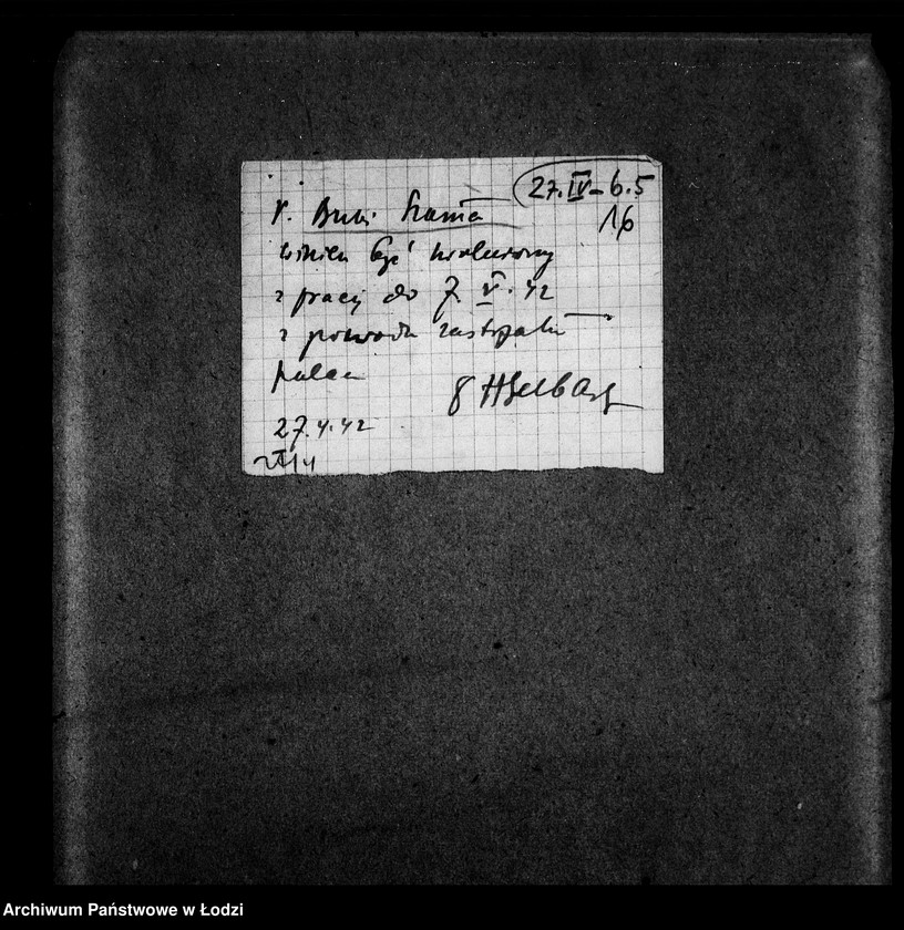 Obraz 19 z jednostki "Elektrische Strassenbahn [Zasiłki chorobowe dla pracowników wydziału, zaświadczenia lekarskie, listy pracowników]"