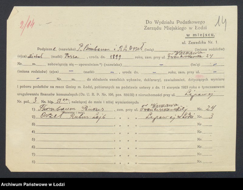 image.from.unit.number "Księga inwentarzowa nieruchomości m. Łodzi ul. Lipowa"