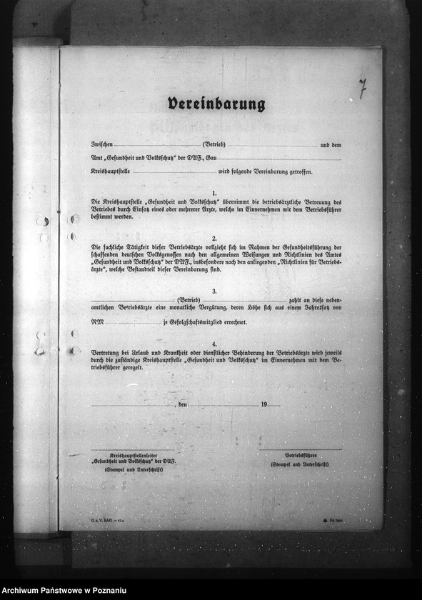 Obraz 11 z jednostki "Einsetzung eines Vertrauensarztes und Errickung eines Sprechzimmers"