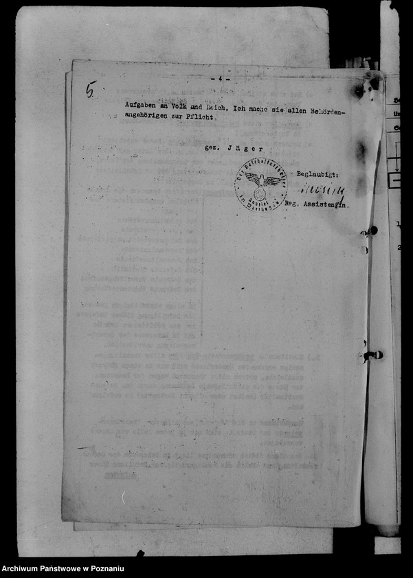 Obraz 9 z jednostki "Organisation der Behörde Wirtschaftsführung"