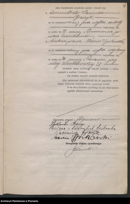 Obraz 7 z jednostki "Księga miejscowa małżeństw tom III [Rejestr główny małżeństw]"