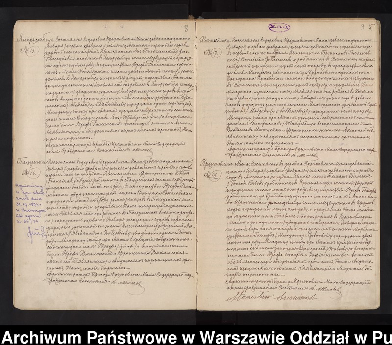 image.from.unit.number "Akta urodzeń, małżeństw i zgonów"