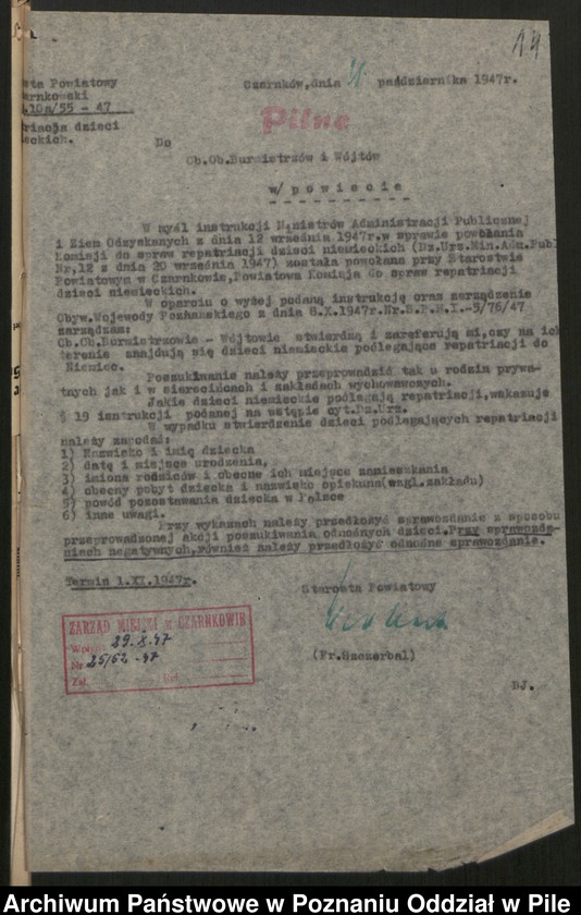 image.from.unit.number "Sprawy obywatelsko-narodowościowe. Nadzór nad stowarzyszeniami. Opieka nad cmentarzami wojennymi"