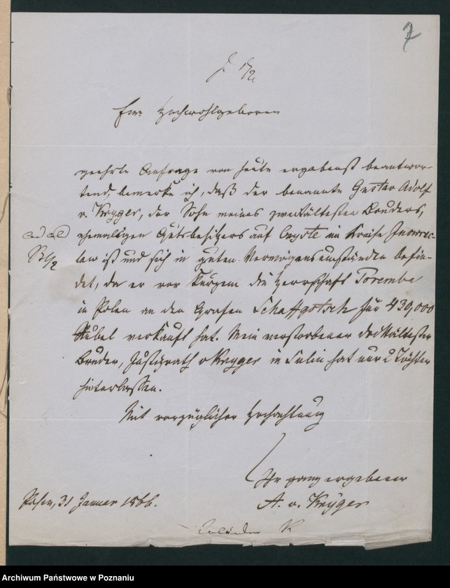 Obraz 10 z jednostki "A. betr. Theophil von Krygier"