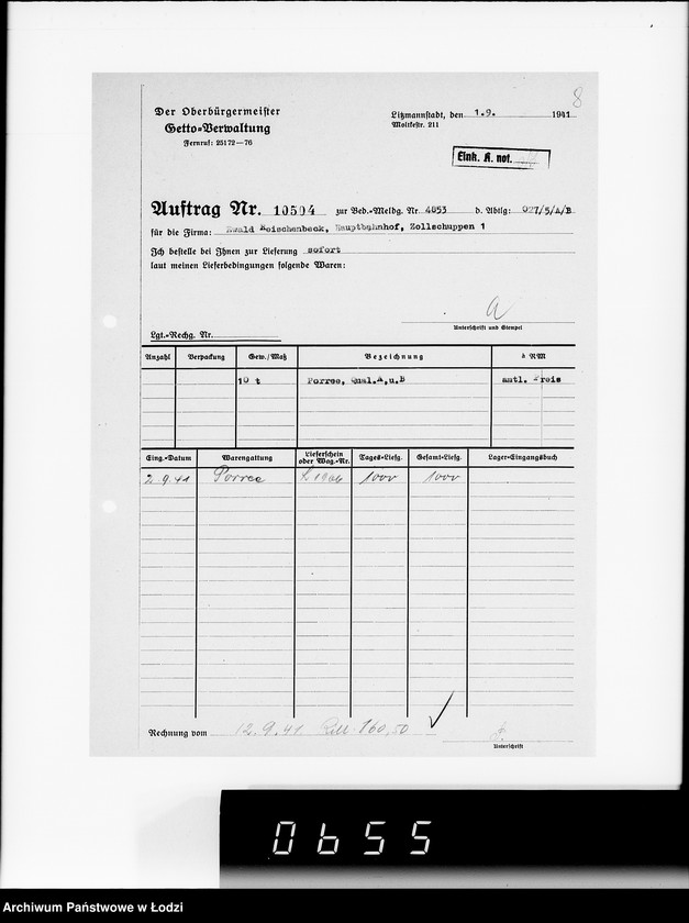 Obraz 12 z jednostki "Aufträge 10501- 10590"