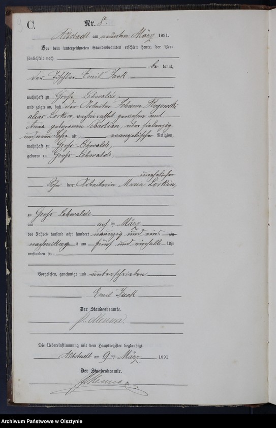 image.from.unit.number "Sterbe-Neben-Register Nr 1 - 43"